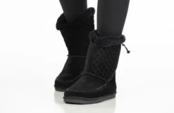 FINAL SALE - Black BILLY Cozy Quilt Lux Boots -Cheap BILLY Store BK21326 001 studio standing 2 940x614 553e2d82 8214 442d 9307 bcac356cb837