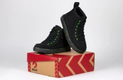 FINAL SALE - Black/Green Speckle BILLY Classic Lace High Tops -Cheap BILLY Store BK22100 002 studio 3 940x614 5f9c097c 5ec1 4621 83b2 450a0832b1f3
