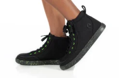 FINAL SALE - Black/Green Speckle BILLY Classic Lace High Tops -Cheap BILLY Store BK22100 002 studio standing 1 940x614 97dfb5cf 3a86 40af 95bd 9581bd74289c