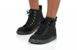 FINAL SALE - Black/Green Speckle BILLY Classic Lace High Tops -Cheap BILLY Store BK22100 002 studio standing 2 940x614 9b6c7f84 a0d8 4857 a067 af4b3fe706b6