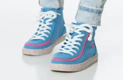 FINAL SALE - Blue/Pink Speckle BILLY Classic Lace High Tops -Cheap BILLY Store BK22100 420 studio standing 2 940x614 63e7539e 5f64 422d b79c a5233b06e534