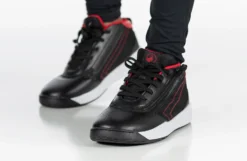 FINAL SALE - Black/Red BILLY Sport Hoop Athletic Sneakers -Cheap BILLY Store BK22132 003 studio standing 2 940x614 83c5d00a 1913 421b 8120 3bb0fabd71a6