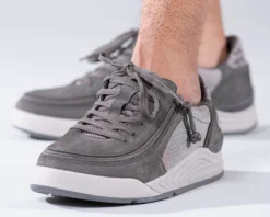 FINAL SALE - Men's Charcoal Suede/Mesh BILLY Comfort Classic Lows -Cheap BILLY Store BM20102 021 Studio3 880x704 1