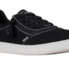 FINAL SALE - Men's Black/White Stitch BILLY Sneaker Low Tops