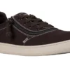 FINAL SALE - Men's Dark Brown/White Stitch BILLY Sneaker Low Tops