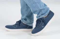 FINAL SALE - Men's Blue/White Stitch BILLY Sneaker Low Tops -Cheap BILLY Store BM22128 410 studio standing 1 940x614 e4a18fb2 9482 46ec 85a9 93b77f6b450e