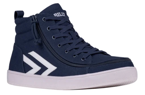 Men's Navy/White BILLY CS Sneaker High Tops -Cheap BILLY Store BM22342 410 45 lateral 940x614 fb21a4ce a131 4402 97ba 49cc1987c0d3