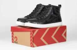 Men's Black Leather BILLY Ten9 CS Sneaker High Tops -Cheap BILLY Store BM22442 002 on box 1 940x614 59d75b95 7d9e 488c 83c4 87b10502d69c
