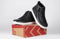 Men's Black Leather BILLY Ten9 CS Sneaker High Tops -Cheap BILLY Store BM22442 002 on box 3 940x614 db5d34fe 356d 44d8 b6b2 d25df054d5b2