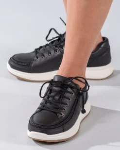 FINAL SALE - Women's Black Leather BILLY Comfort Lows -Cheap BILLY Store BW20100 001 Studio2 704x880 a3a9dfb9 450c 4b3f 893c 2bfb2d361d3e