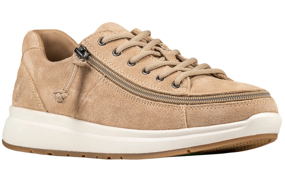 Women's Tan Suede BILLY Comfort Lows 1 Women's Tan Suede BILLY Comfort Lows
