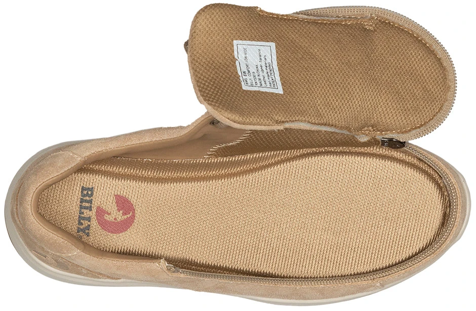 Women's Tan Suede BILLY Comfort Lows 4 Women's Tan Suede BILLY Comfort Lows - Image 4