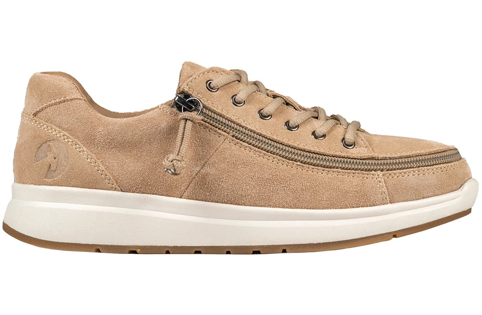 Women's Tan Suede BILLY Comfort Lows 2 Women's Tan Suede BILLY Comfort Lows - Image 2