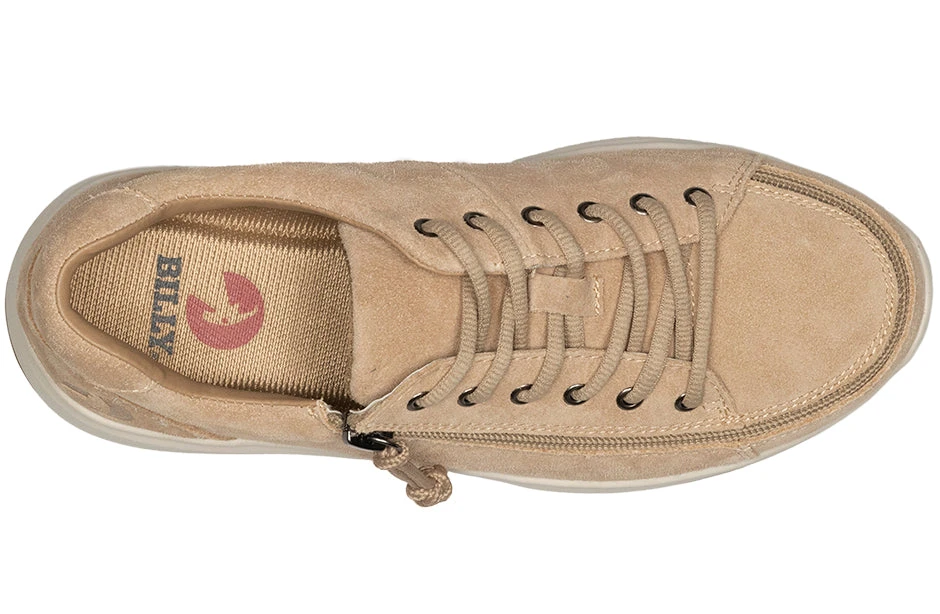 Women's Tan Suede BILLY Comfort Lows 3 Women's Tan Suede BILLY Comfort Lows - Image 3