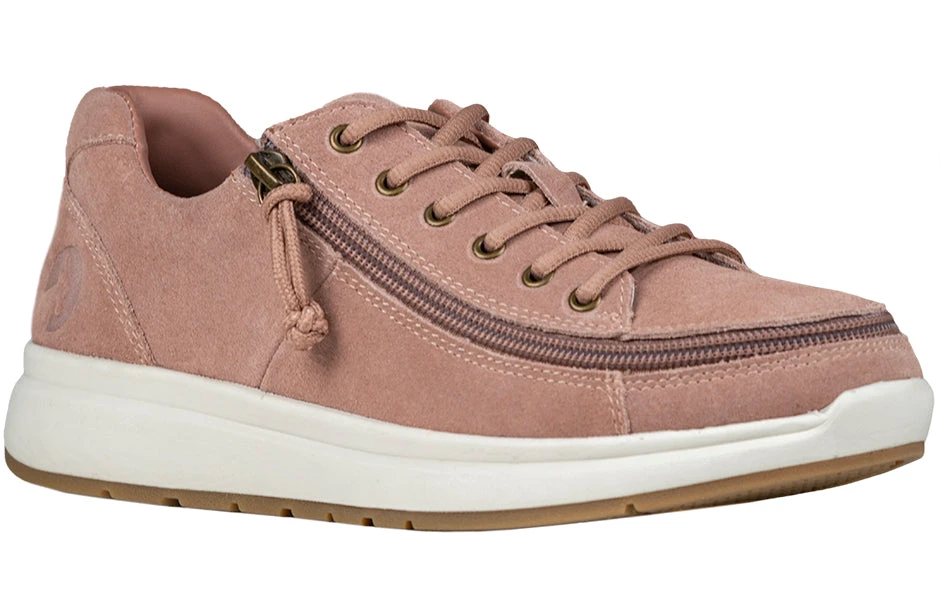 FINAL SALE - Women's Blush Suede BILLY Comfort Lows 1 FINAL SALE - Women's Blush Suede BILLY Comfort Lows