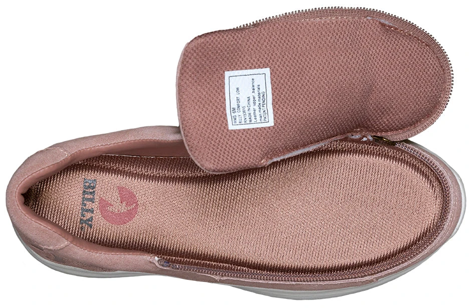 FINAL SALE - Women's Blush Suede BILLY Comfort Lows 4 FINAL SALE - Women's Blush Suede BILLY Comfort Lows - Image 4