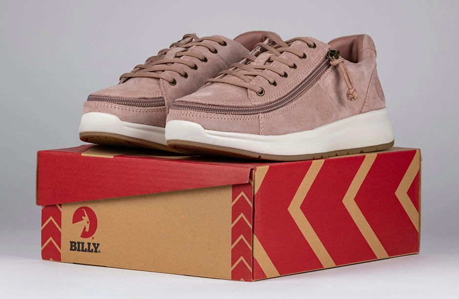 FINAL SALE - Women's Blush Suede BILLY Comfort Lows 8 FINAL SALE - Women's Blush Suede BILLY Comfort Lows - Image 8