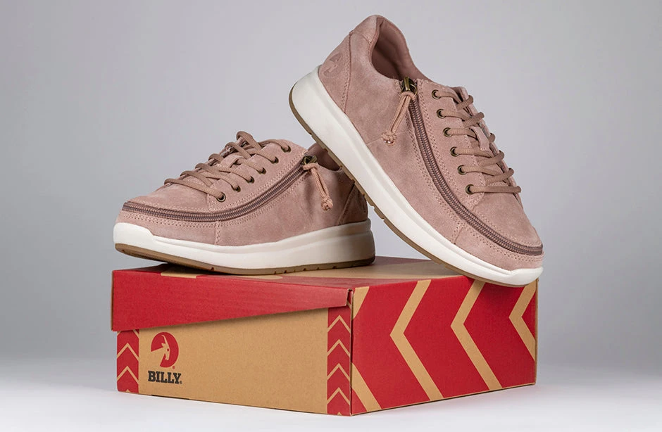 FINAL SALE - Women's Blush Suede BILLY Comfort Lows 10 FINAL SALE - Women's Blush Suede BILLY Comfort Lows - Image 10