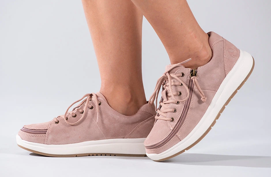 FINAL SALE - Women's Blush Suede BILLY Comfort Lows 6 FINAL SALE - Women's Blush Suede BILLY Comfort Lows - Image 6