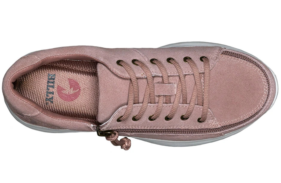 FINAL SALE - Women's Blush Suede BILLY Comfort Lows 3 FINAL SALE - Women's Blush Suede BILLY Comfort Lows - Image 3