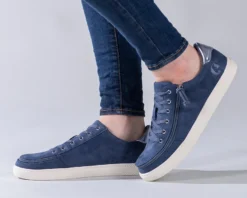 FINAL SALE - Women's Steel Blue BILLY Classic Lace Lows -Cheap BILLY Store BW20301 400 Studio1 880x704 1