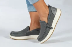 FINAL SALE - Women's Charcoal BILLY Comfort Mocs -Cheap BILLY Store BW21118 021 studio standing 1 940x614 fadafb9a 2661 42e5 8eb2 f338a8868be2