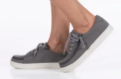 FINAL SALE - Women's Charcoal BILLY Sneaker Low Tops -Cheap BILLY Store BW21328 021 studio standing 1 940x614 4d8b328a abf8 448a 8919 21c090dee043
