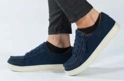 FINAL SALE - Women's Navy BILLY Sneaker Low Tops -Cheap BILLY Store BW21328 410 studio standing 1 940x614 fd699fc7 69da 4b77 b593 520cdd34a434