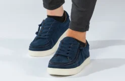 FINAL SALE - Women's Navy BILLY Sneaker Low Tops -Cheap BILLY Store BW21328 410 studio standing 2 940x614 b15a154b a54e 466b 9fa7 952f001bf3b3