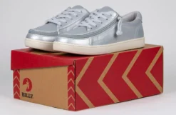 FINAL SALE - Women's Silver Grey Metallic BILLY Sneaker Low Tops -Cheap BILLY Store BW22128 050 studio 1 940x614 efea3583 d8d0 4400 9169 5878624f9818