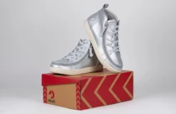FINAL SALE - Women's Silver Grey Metallic BILLY Sneaker Lace Mid Tops -Cheap BILLY Store BW22135 040 studio 3 940x614 0cde78b0 6ed0 4204 ae92 7362b9c8d691