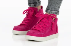 FINAL SALE - Women's Orchid Flower BILLY Sneaker Lace Mid Tops -Cheap BILLY Store BW22135 670 studio standing 2 940x614 3e70ce29 4c0d 4cb3 b967 83881d8d9e66