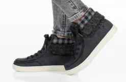 Women's Black/Charcoal BILLY Cuffs -Cheap BILLY Store BW22341 003 studio standing 1 940x614 76ffe893 de22 4b16 ba4f b6db6f4a1c6d