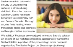 Sasha Splatter BILLY Classic Lace High Tops -Cheap BILLY Store SashaBio