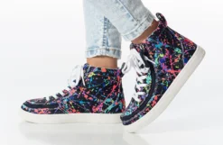 Sasha Splatter BILLY Classic Lace High Tops -Cheap BILLY Store bk23100 009 studio standing 1 940x614 52633521306 o