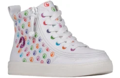 Rainbow Polka BILLY Classic Lace High Tops