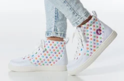 Rainbow Polka BILLY Classic Lace High Tops -Cheap BILLY Store bk23100 111 studio standing 1 940x614 52633986105 o