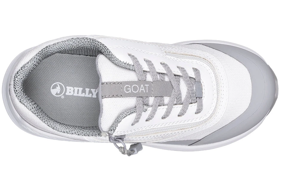 White BILLY Goat AFO-Friendly Shoes 4 White BILLY Goat AFO-Friendly Shoes - Image 4