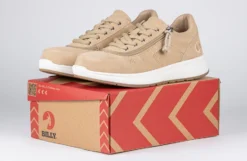 Women's Tan Suede BILLY Comfort Joggers -Cheap BILLY Store bw23148 260 on box 1 940x614 52530110786 o