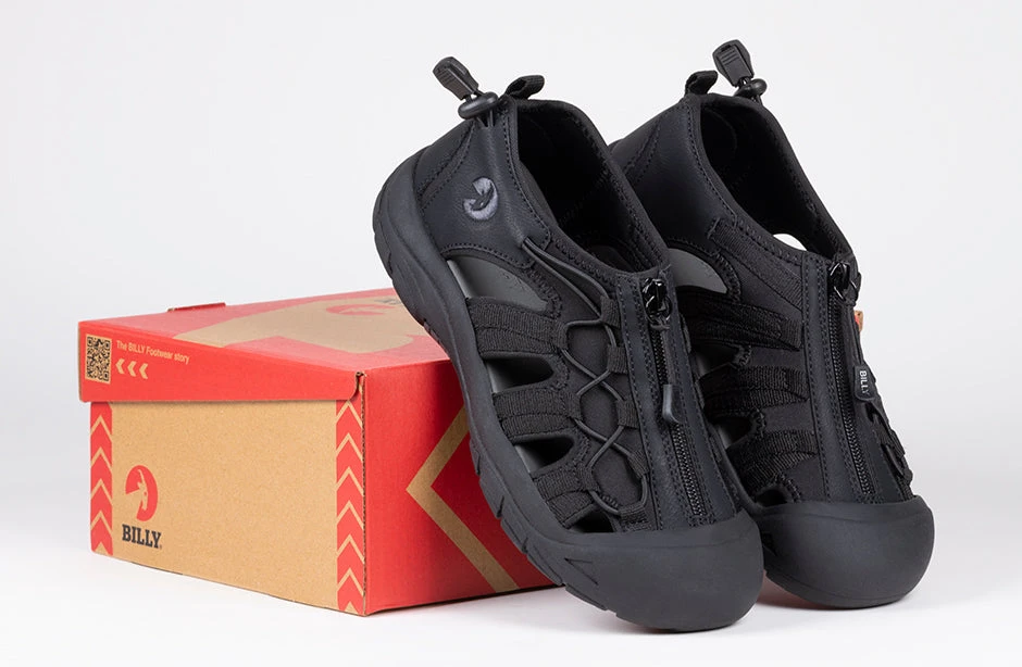 Women's Black To The Floor BILLY River Sandals 8 Women's Black To The Floor BILLY River Sandals - Image 8