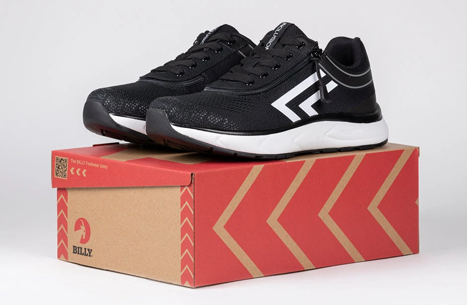 Women's Black/White BILLY Sport Inclusion Too Athletic Sneakers 7 Women's Black/White BILLY Sport Inclusion Too Athletic Sneakers - Image 7